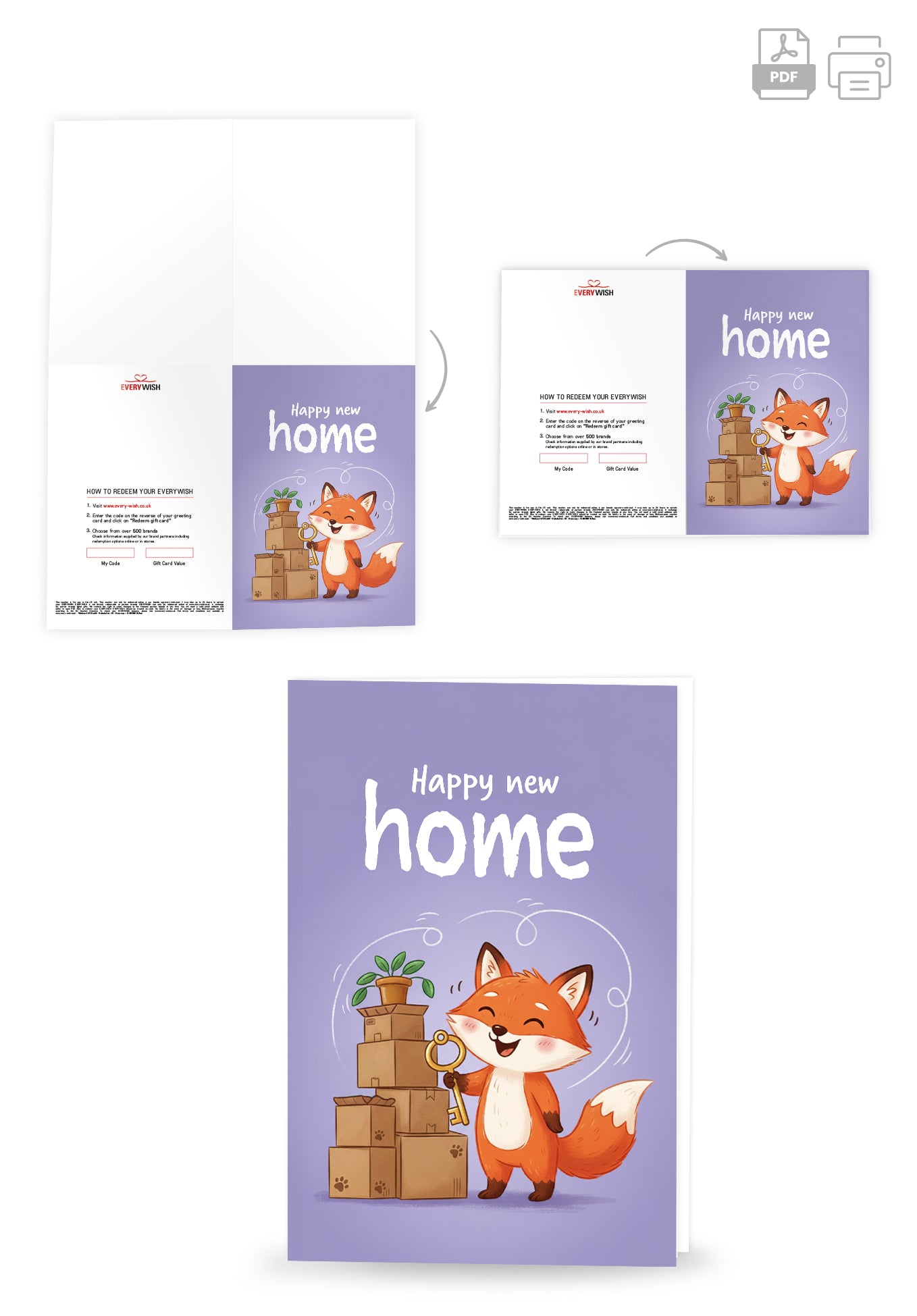 Happy new home - Fox Purple