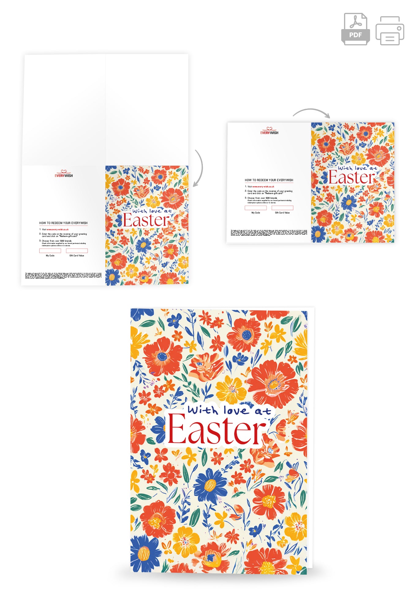 With love at Easter - Flower Pattern
