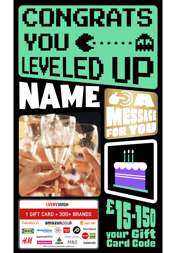 Digital - Congrats - Leveled Up