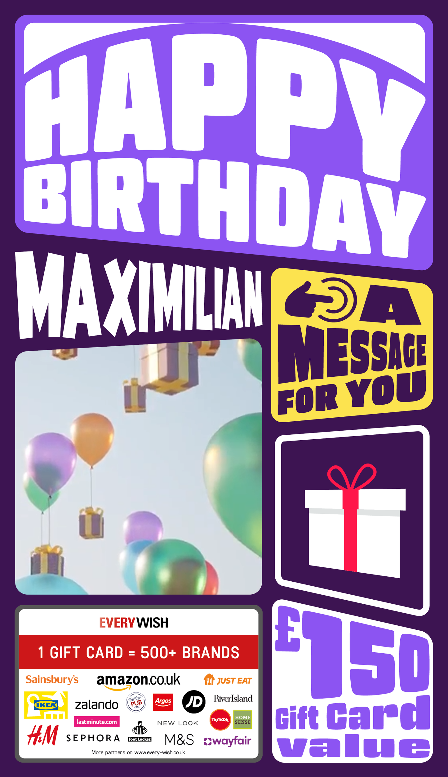 Digital - Happy Birthday - Round