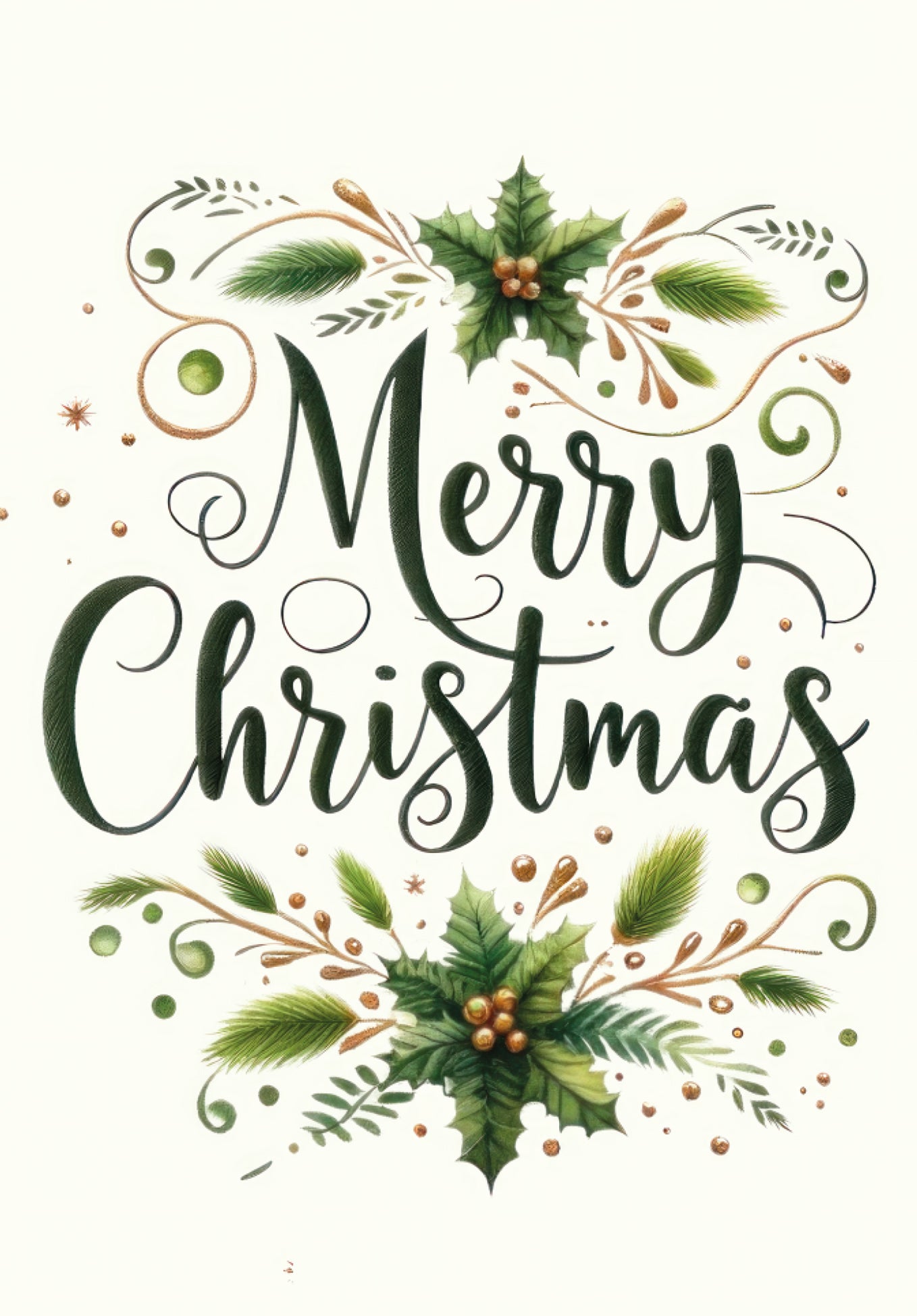 Merry Christmas - Mistletoe