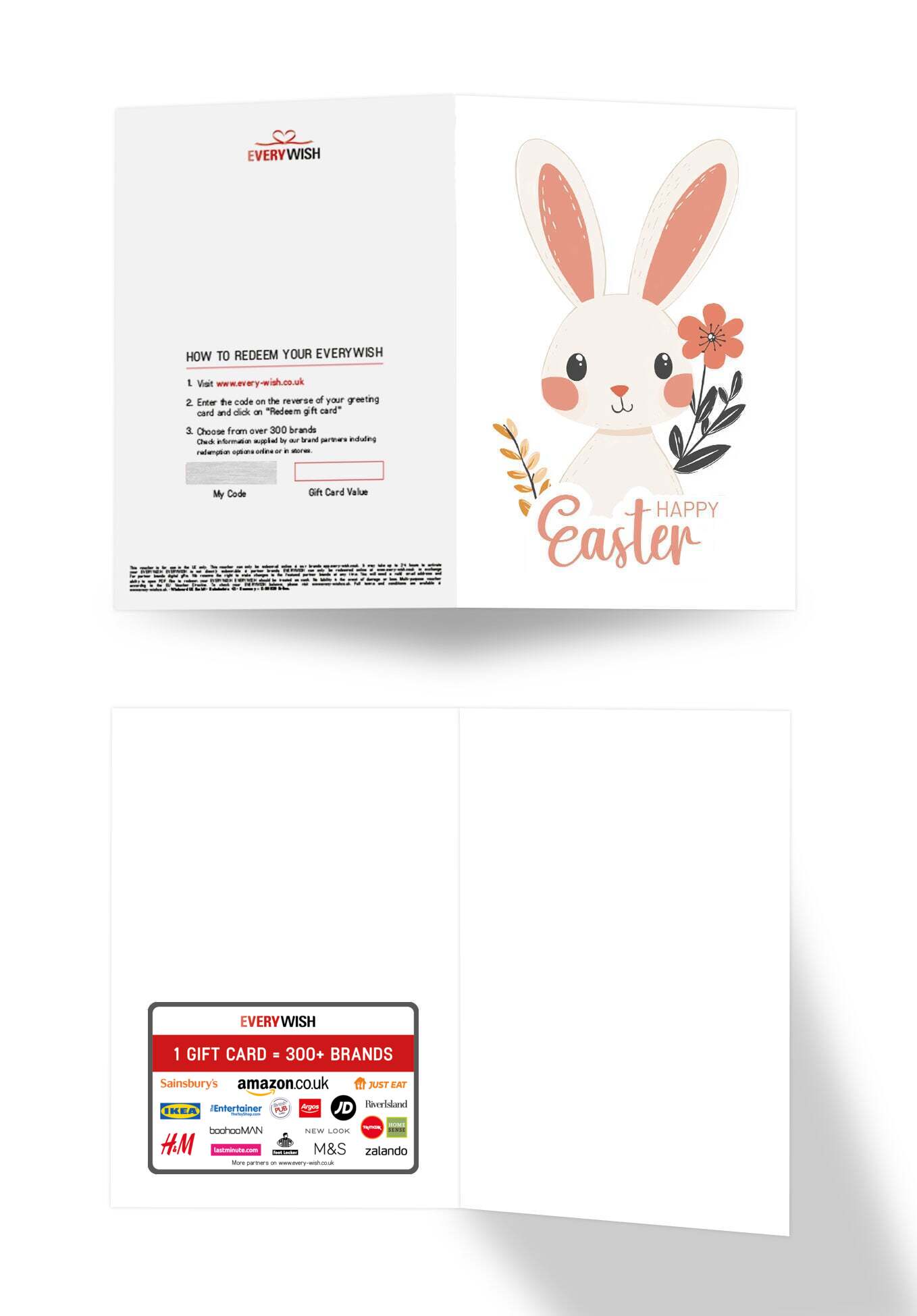 Happy Easter - Bunny White