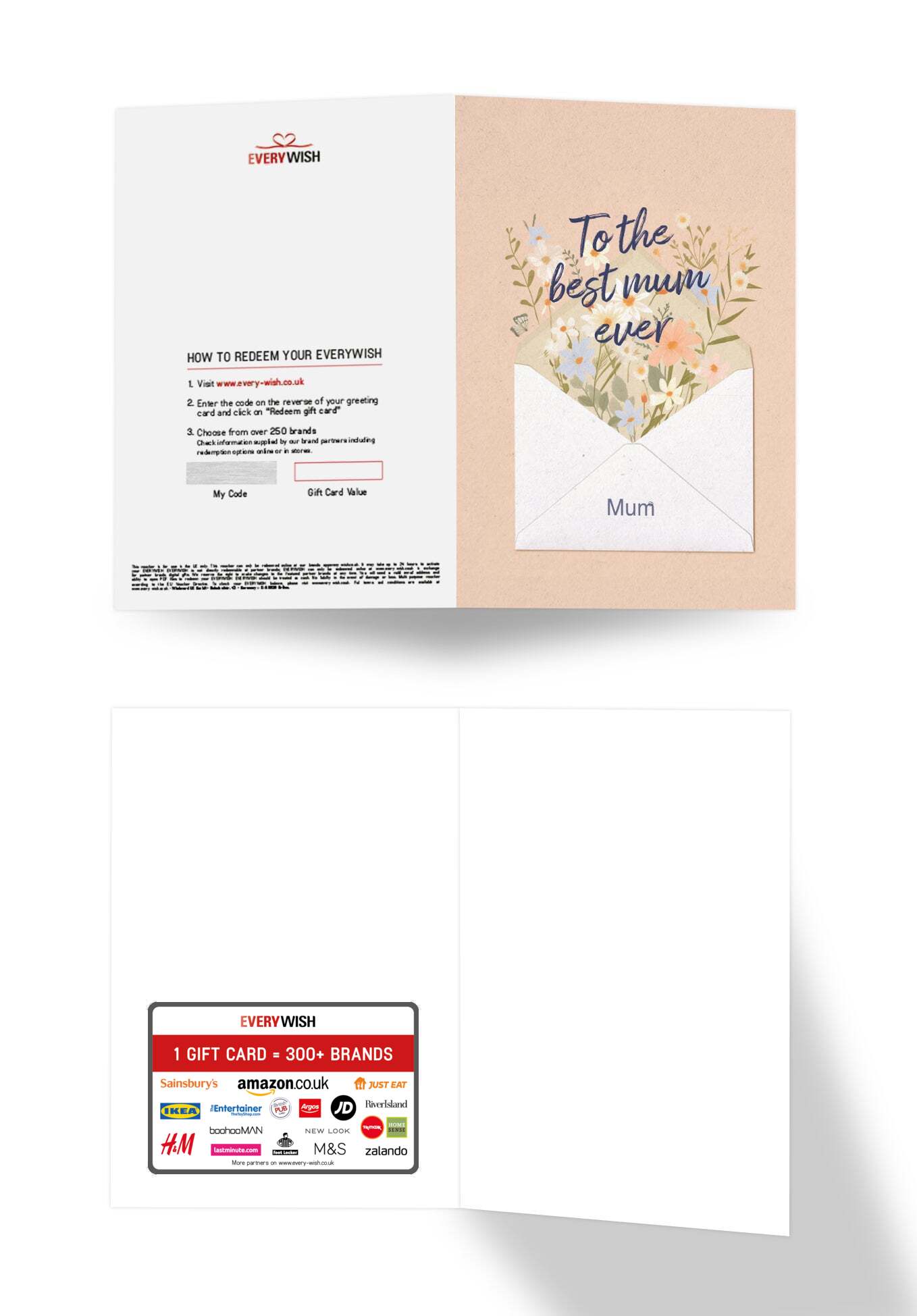 Best Mum ever - Letter Flowers