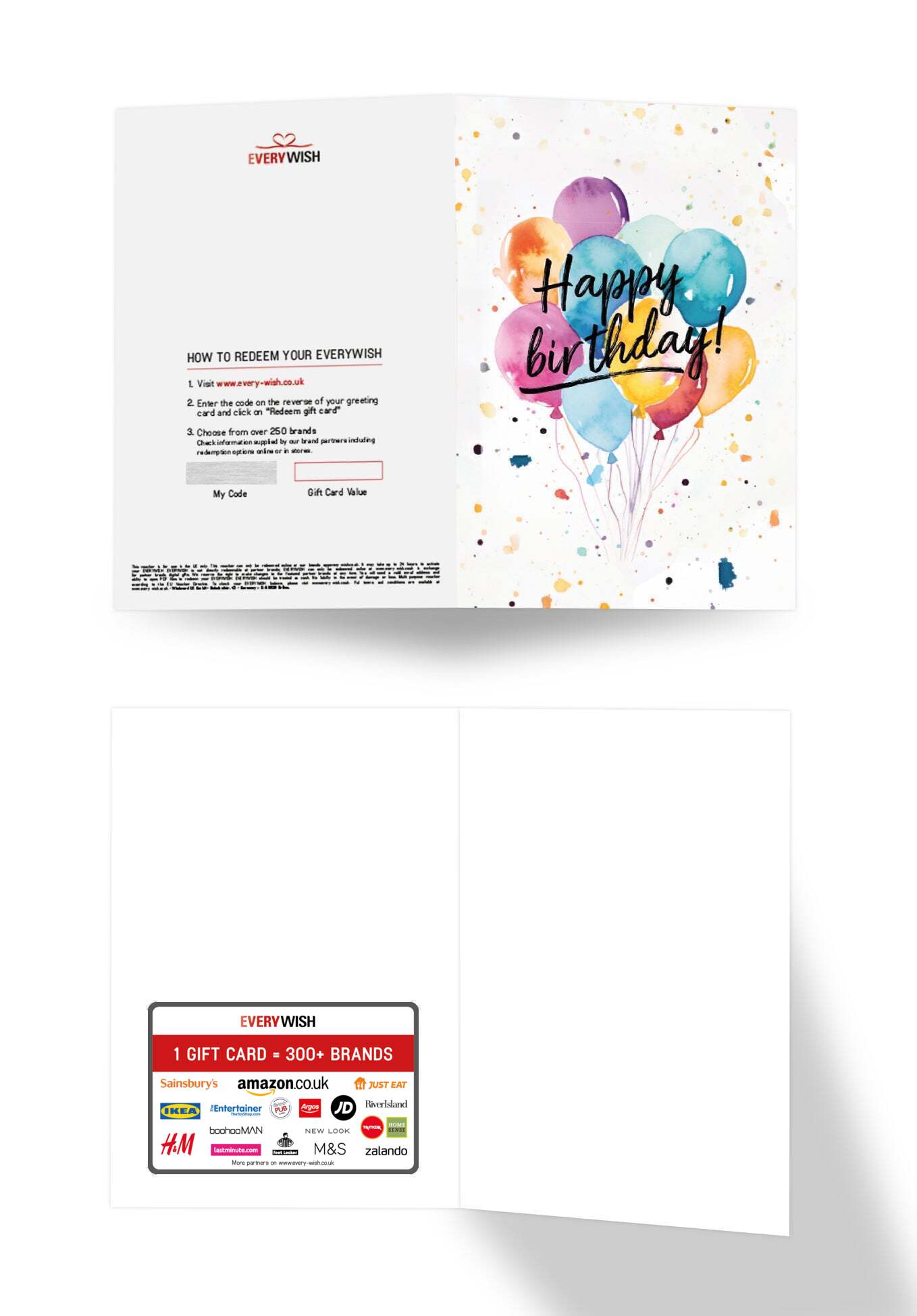 Happy Birthday - Colourful balloons