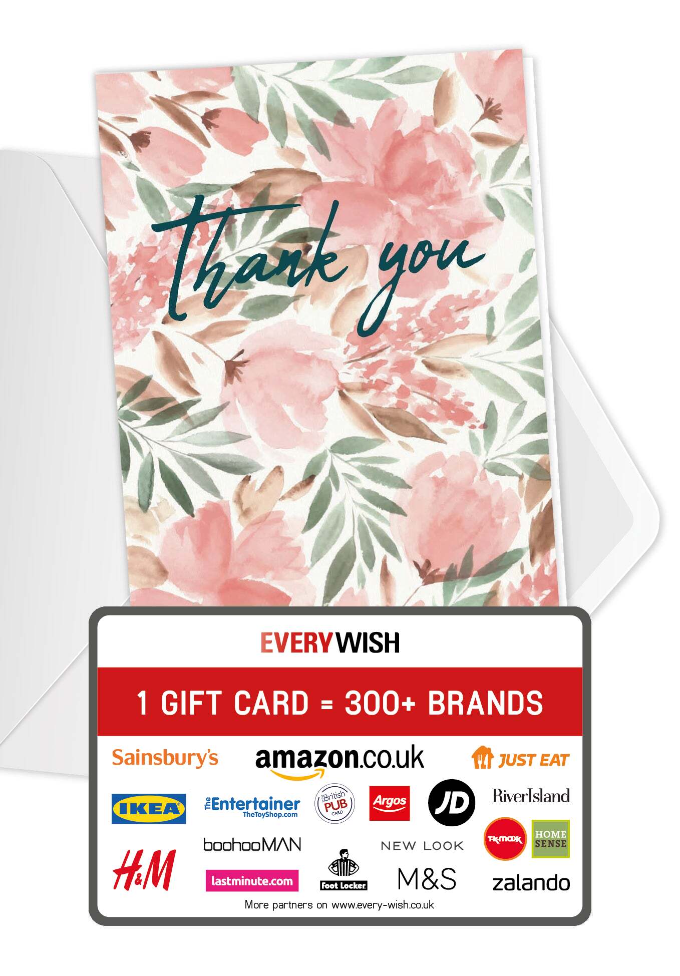 Thank you - Watercolour Flower