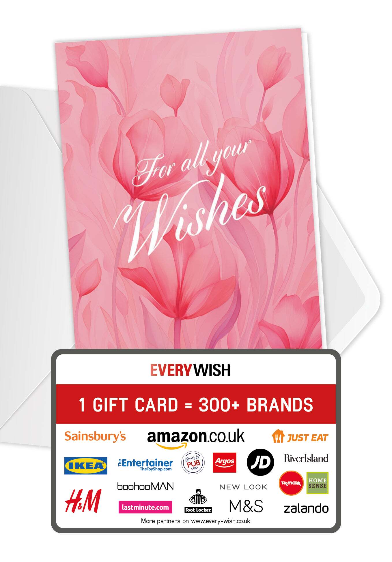 For all your wishes - Pink Flowers