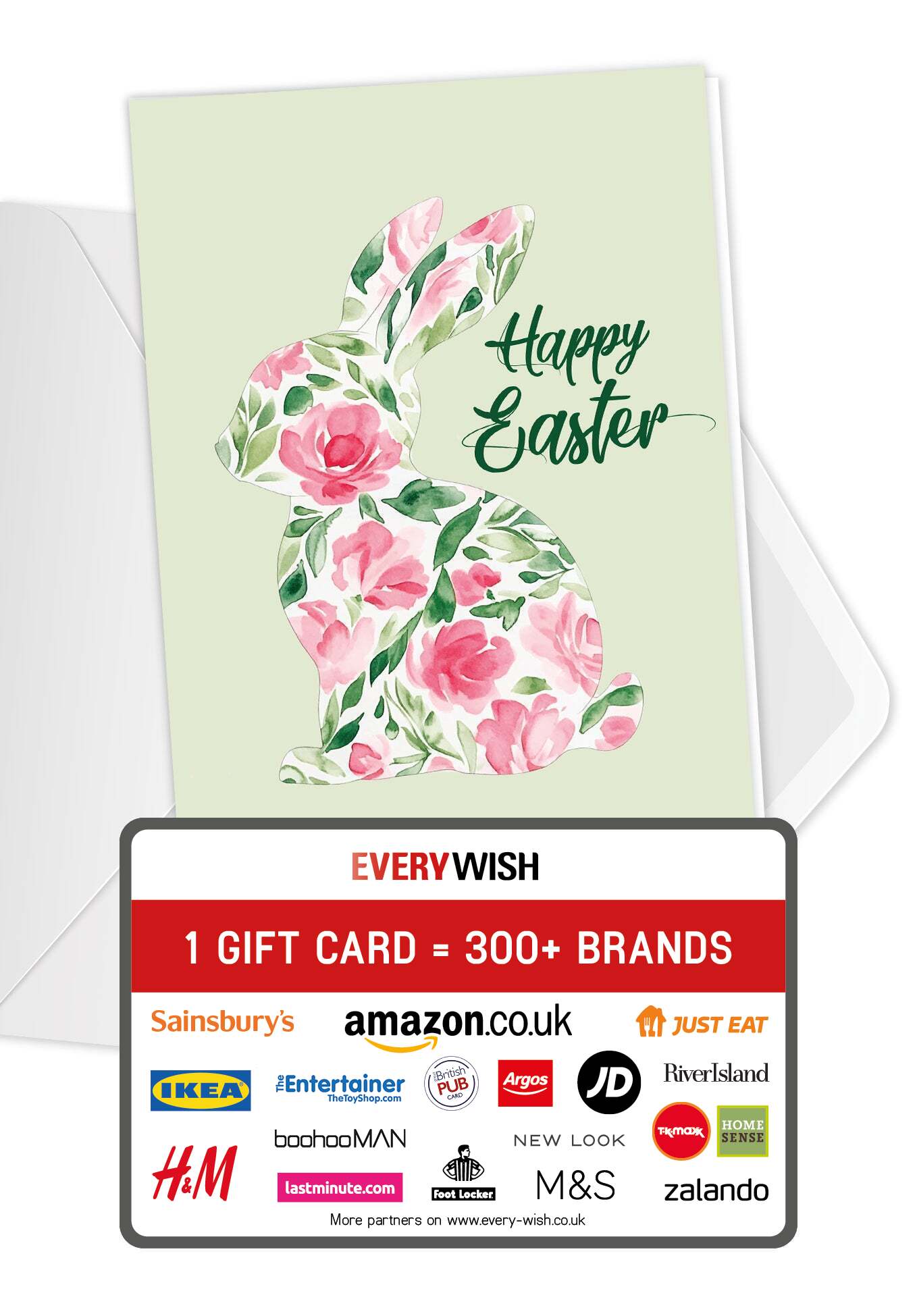Happy Easter - Flower Bunny