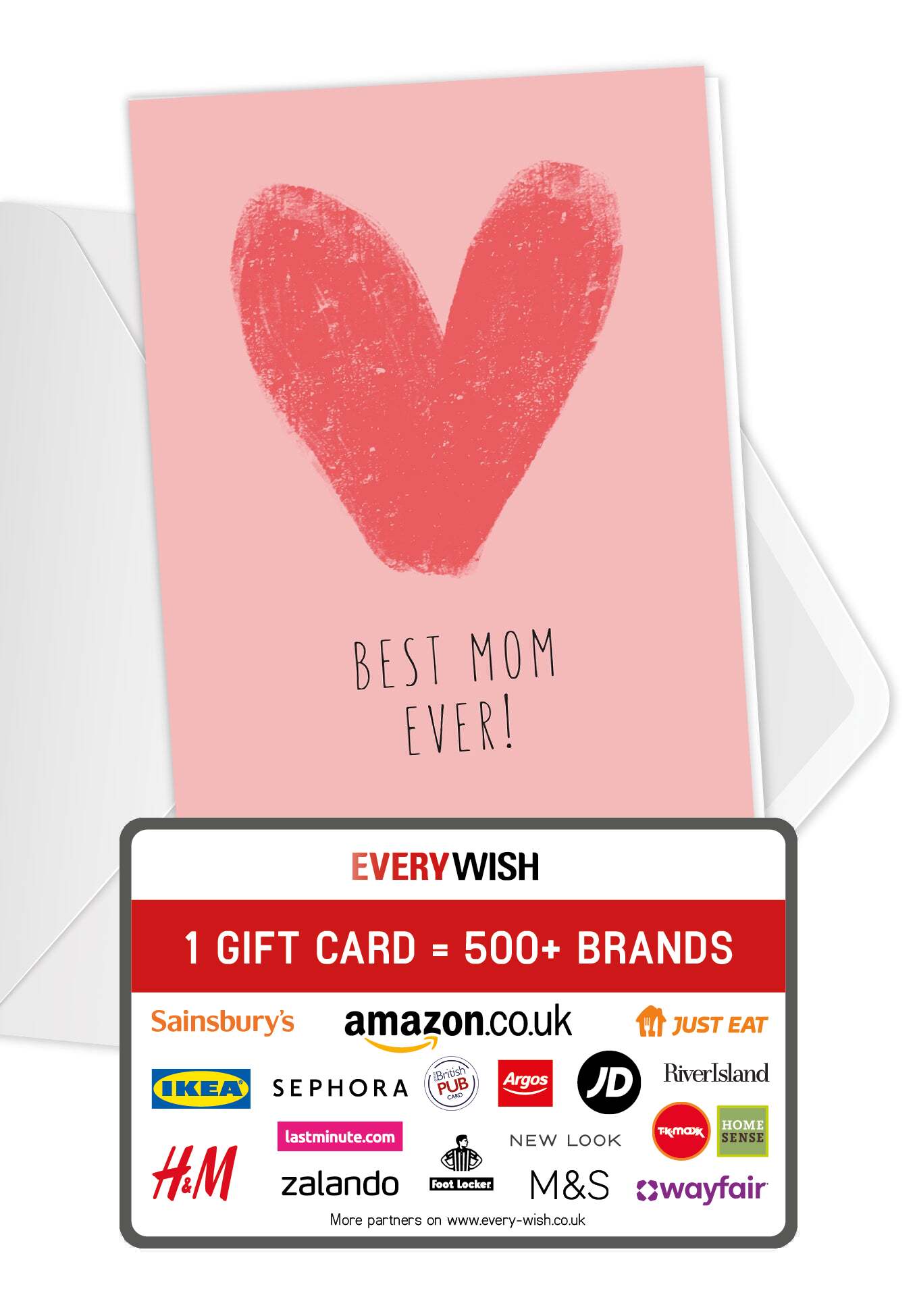 Best Mum ever Heart – Everywish UK - Main Image