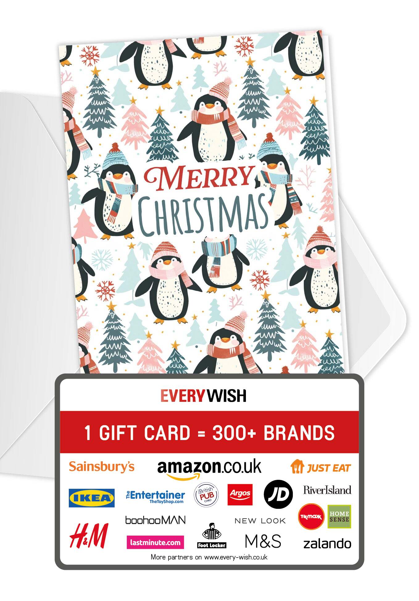 merry christmas - penguins trees – everywish uk