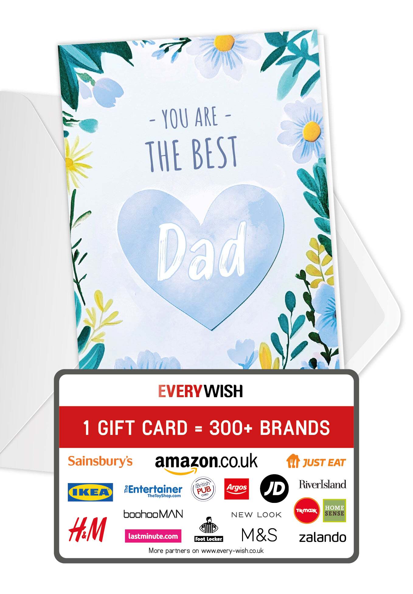 The Best Dad - Heart Flower