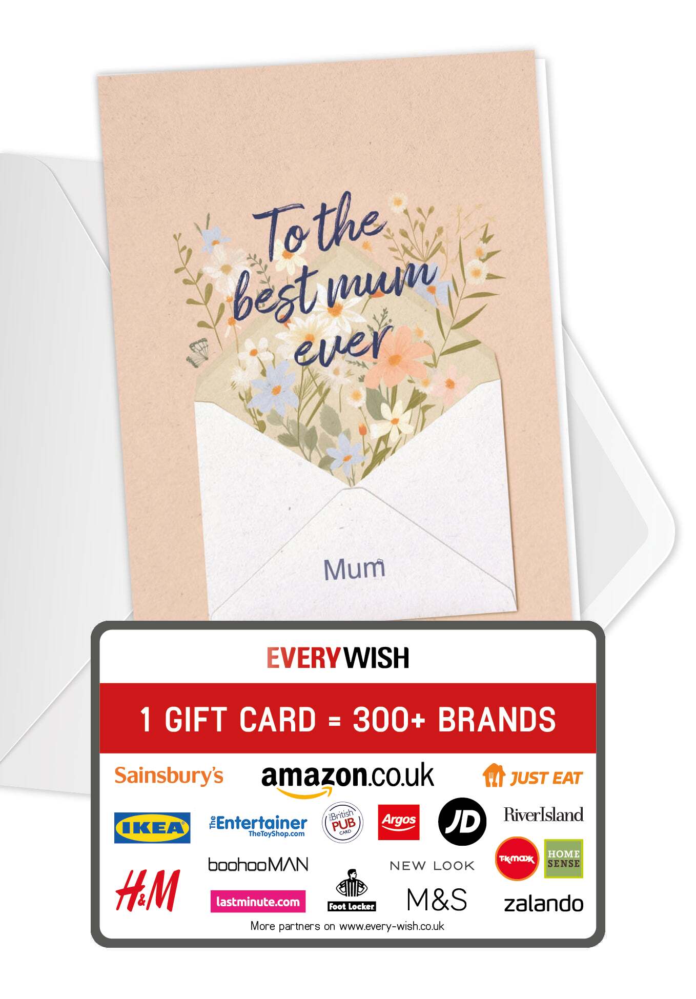 Best Mum ever - Letter Flowers