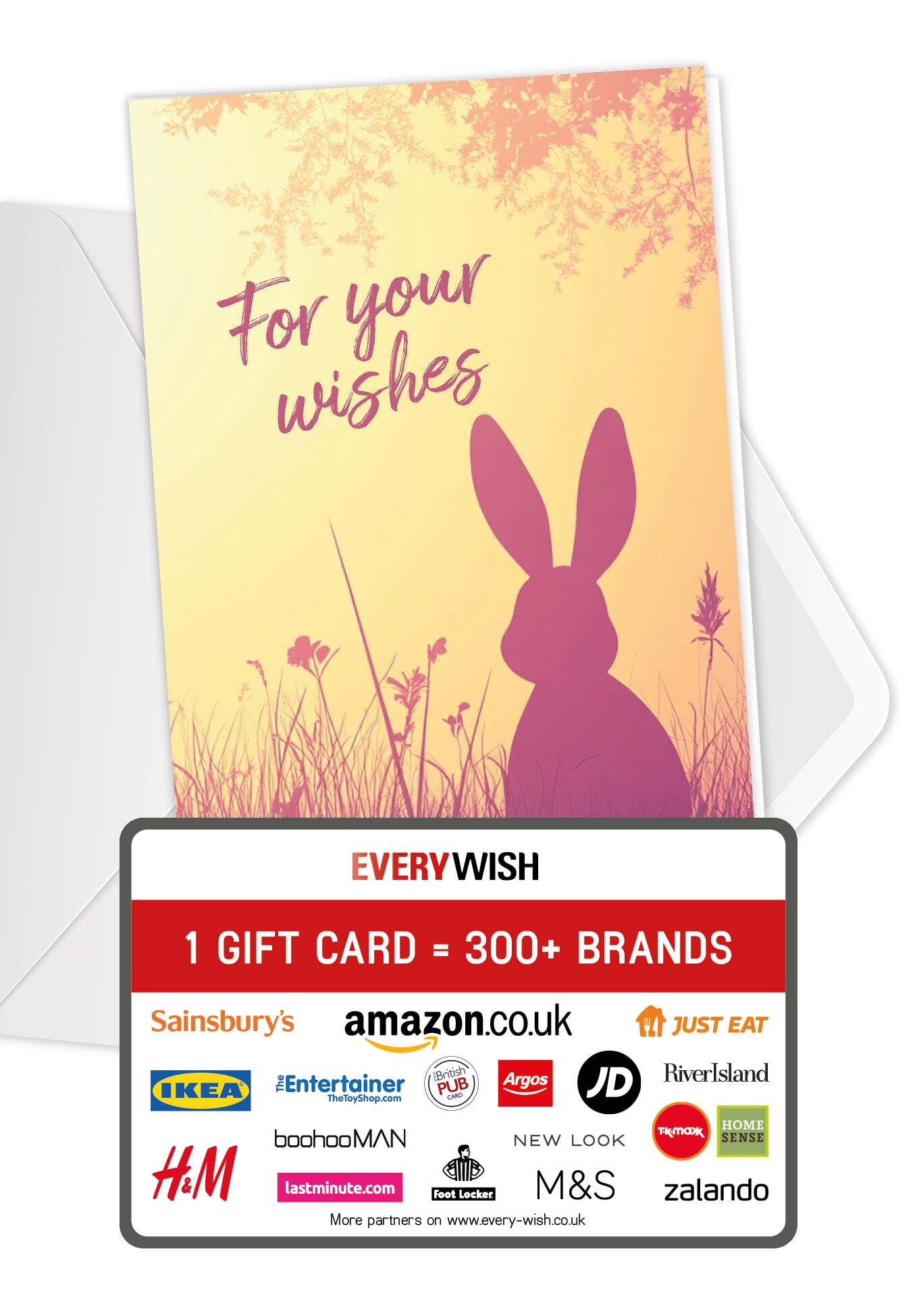 For your Wishes - Bunny Silhouette