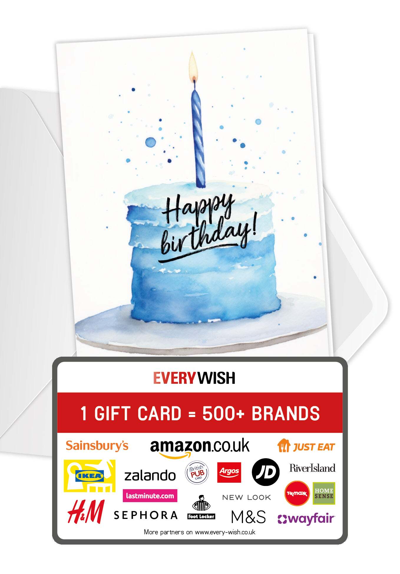 Ornate Blue Cake: May All Your Dreams Come True Birthday Card Ornate Blue Cake: May All Your Dreams Come True Birthday Card