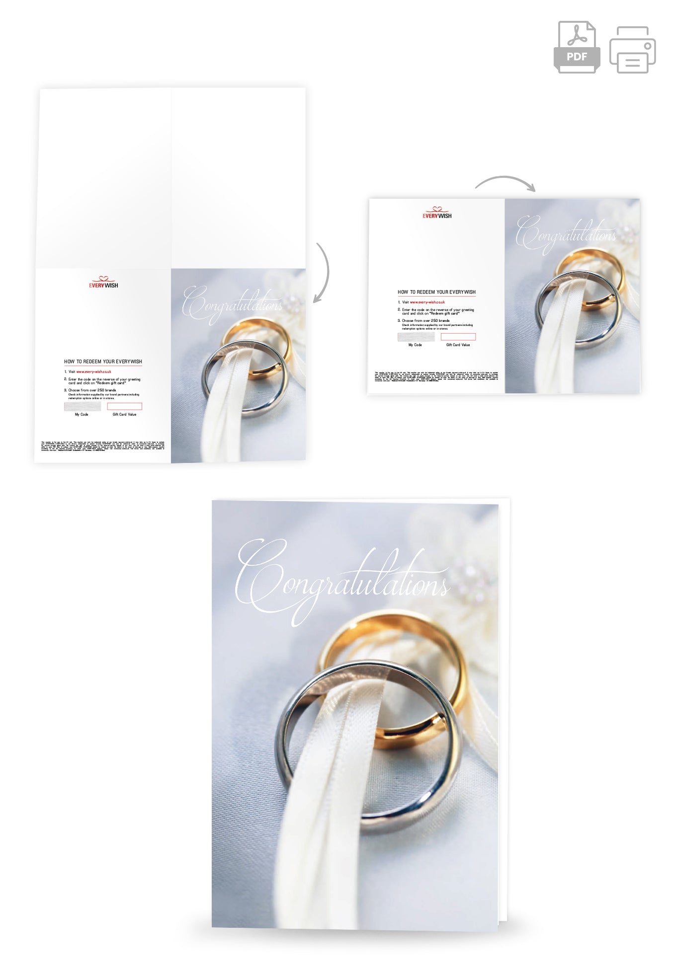 Congratulations - Wedding Rings