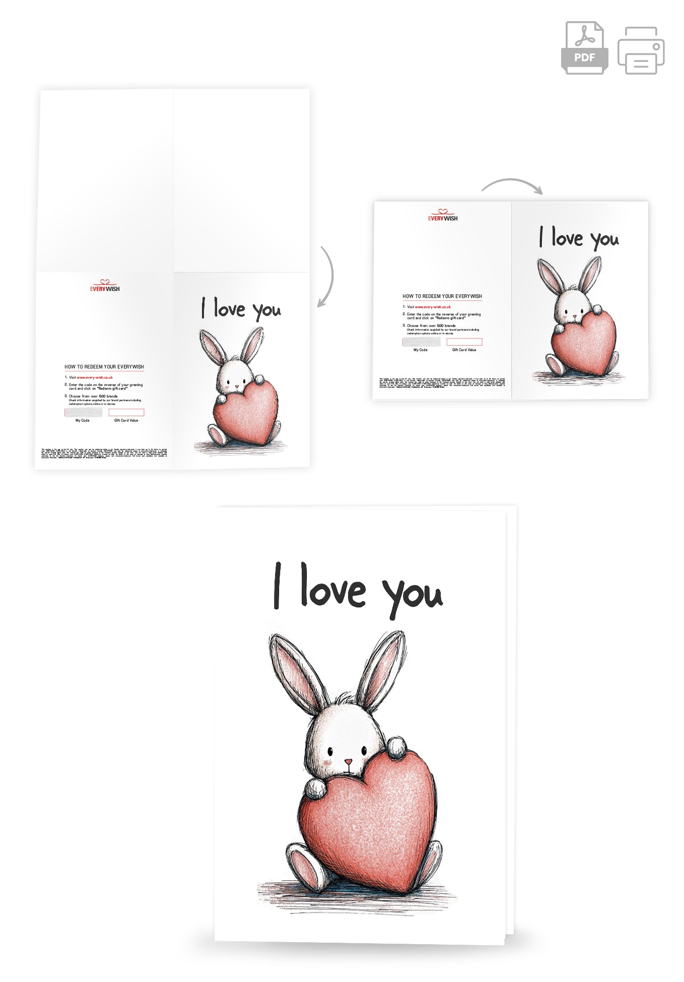 I love you - Rabbit Heart