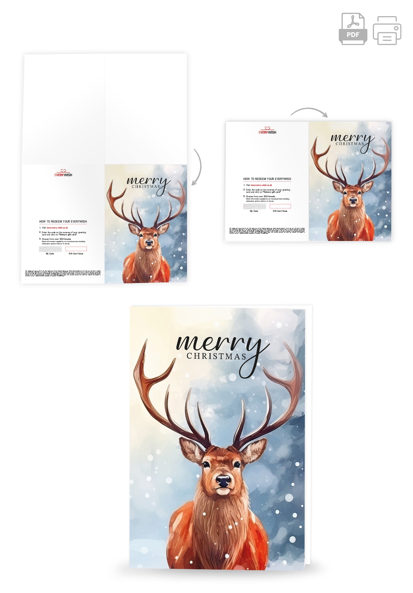 Merry Christmas - Deer