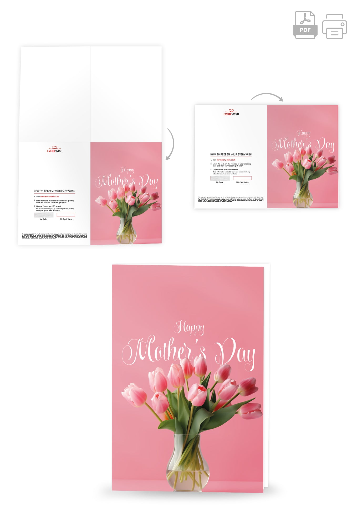 Happy Mother's Day - Tulip vase