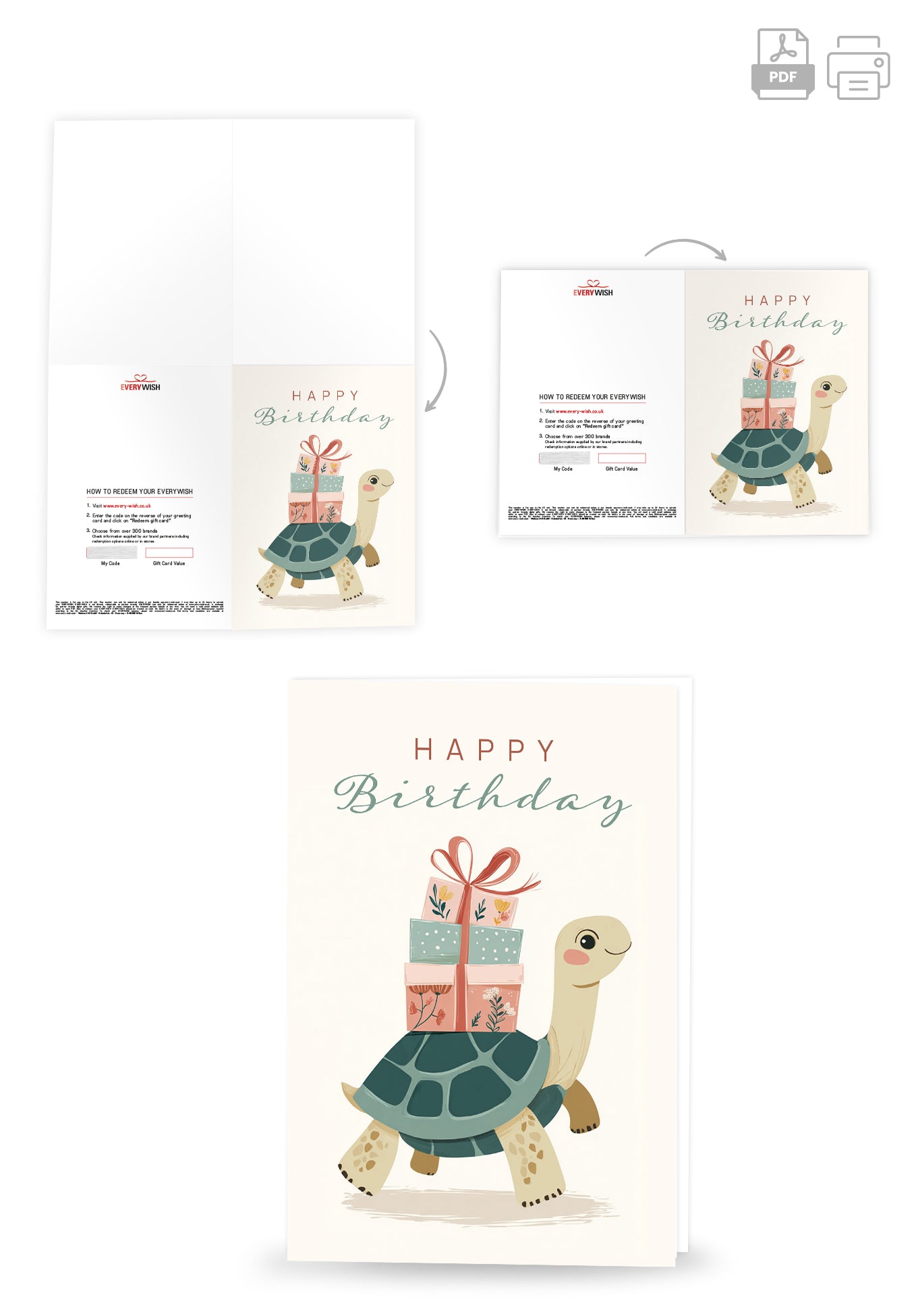 Happy Birthday - Turtle