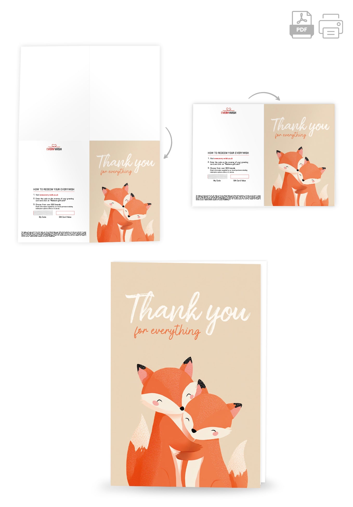 Thank you everything - Foxes (Value)