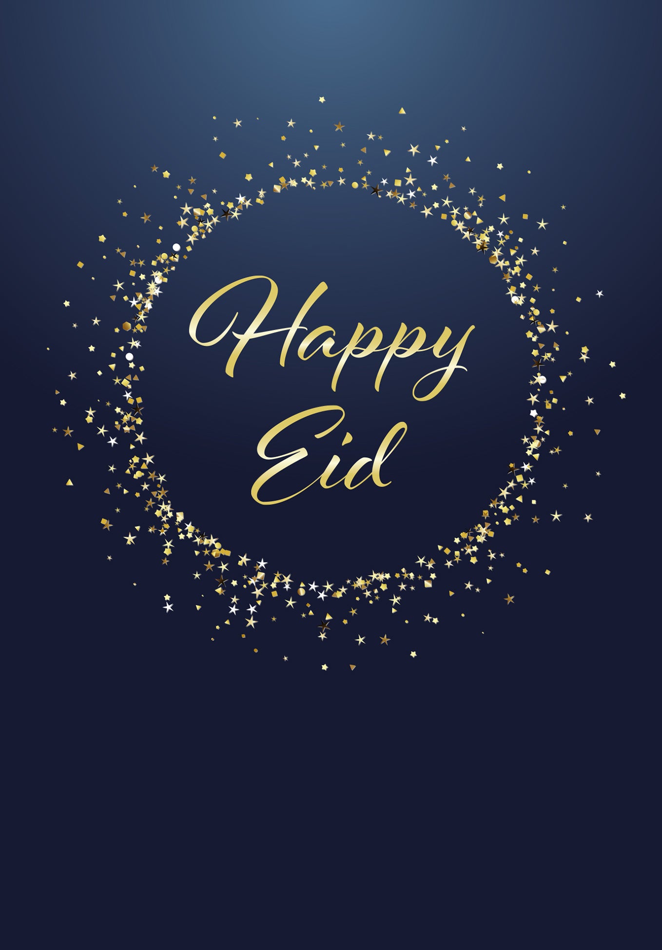 Happy Eid - Bleu or