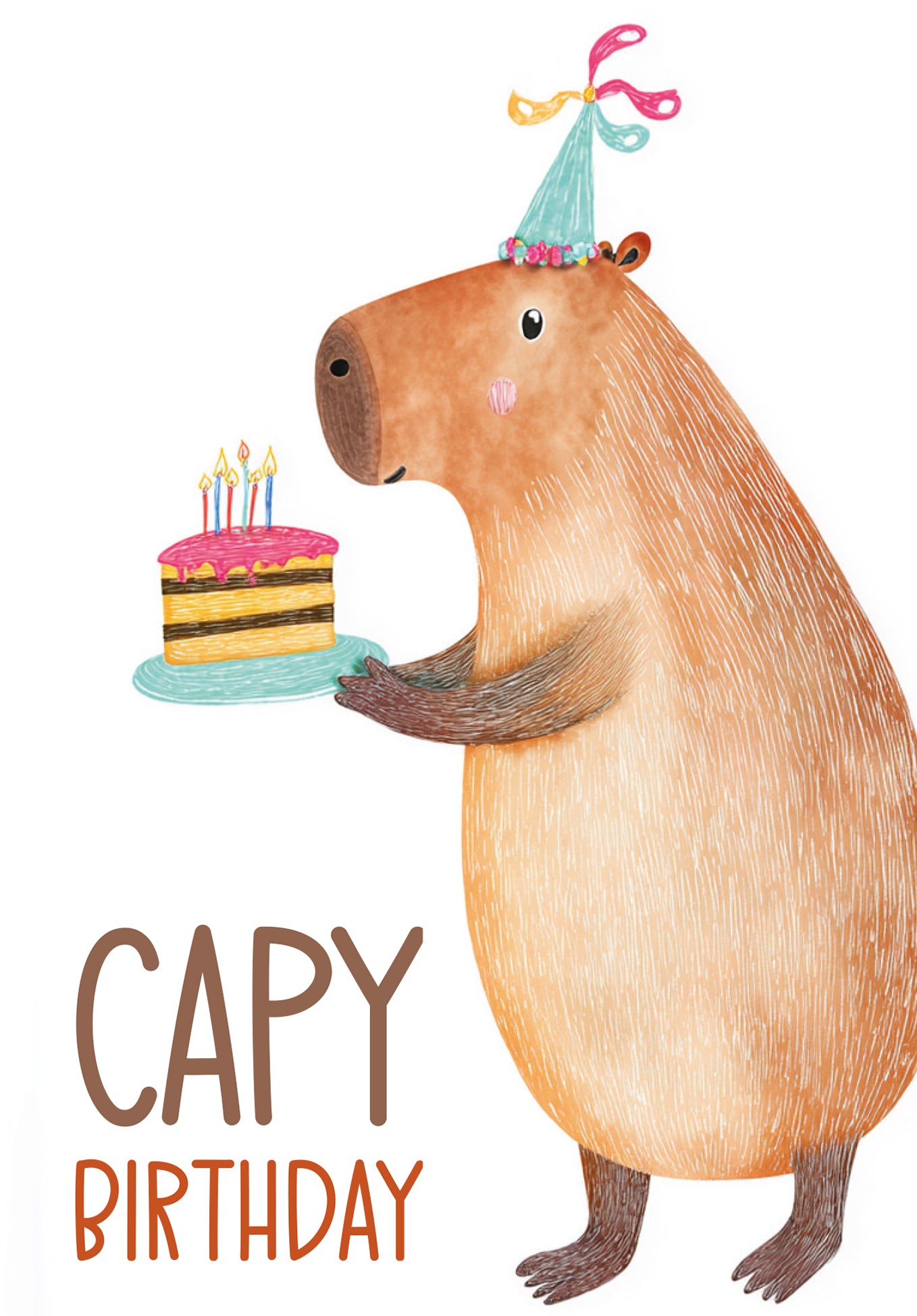 Capy Birthday - Capybara