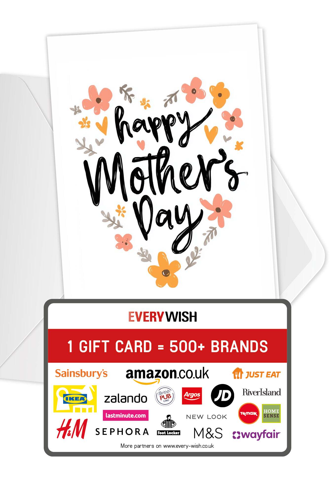 Happy Mother's Day - Flower Heart