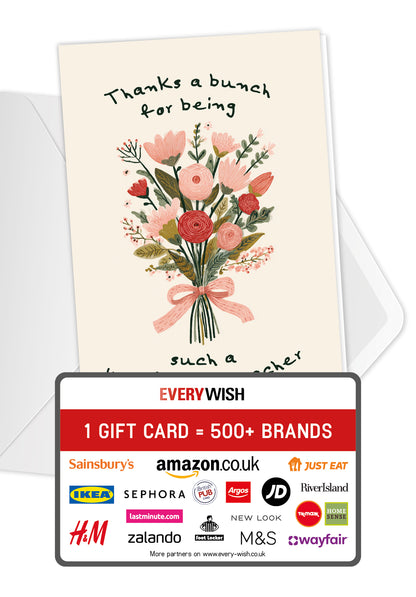 Thanks a bunch for being such a wonderful teacher - Bouquet beige