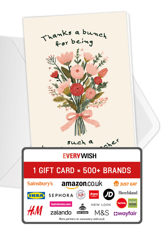 Thanks a bunch for being such a wonderful teacher - Bouquet beige