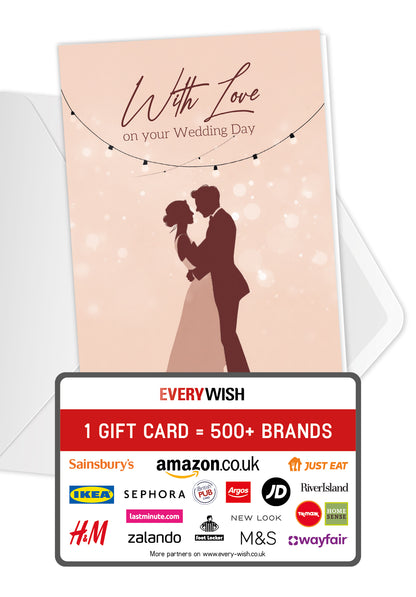 With love on your wedding day - Dancing couple