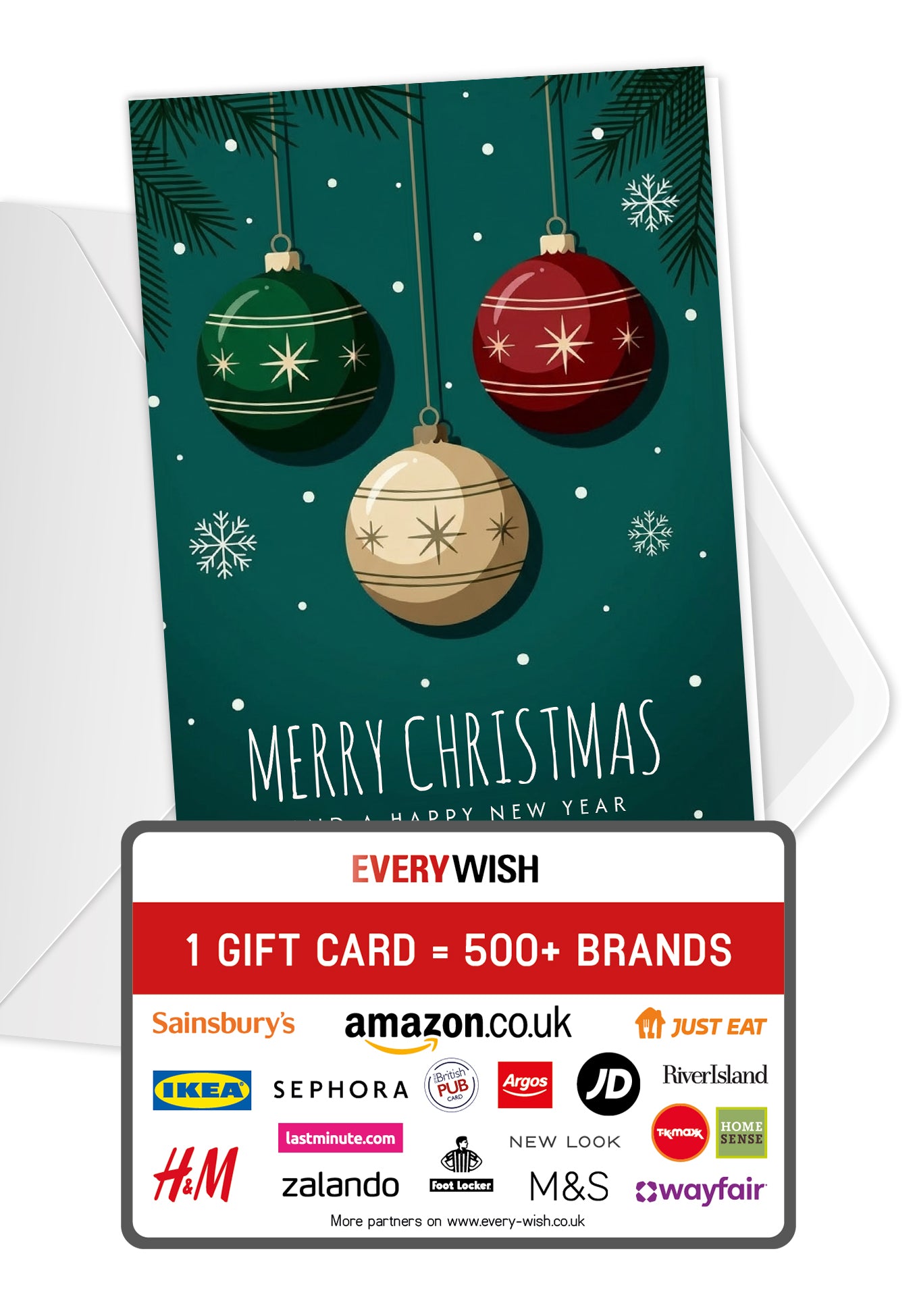 Merry Christmas and a happy new year - Christmas bauble Green