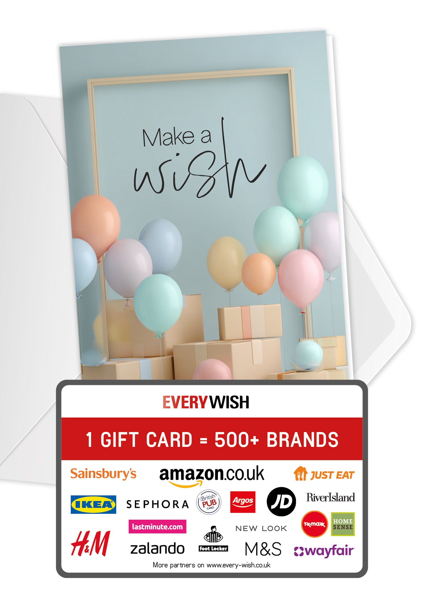 Make a wish - Boxes and Ballons