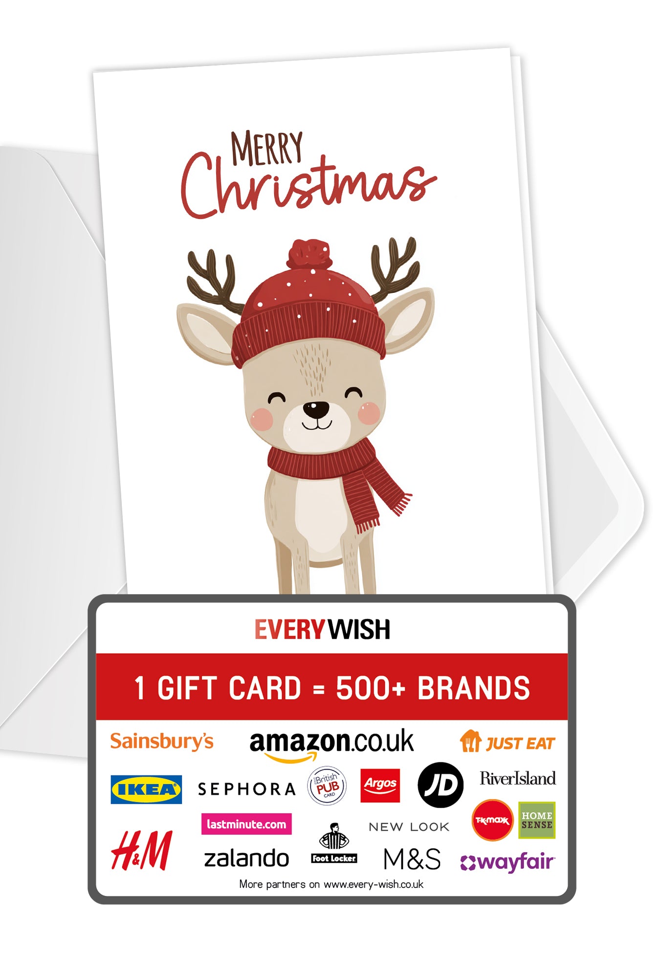 Merry Christmas - Deer with a hat