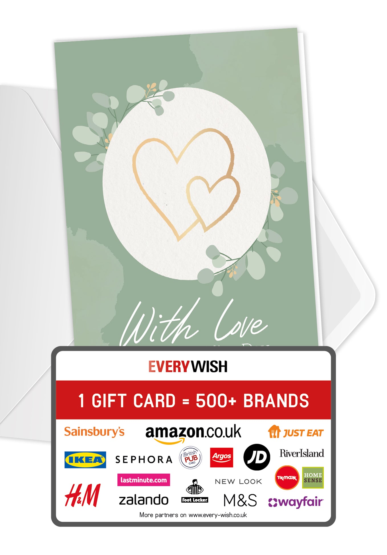 With love on your wedding day - Golden Hearts