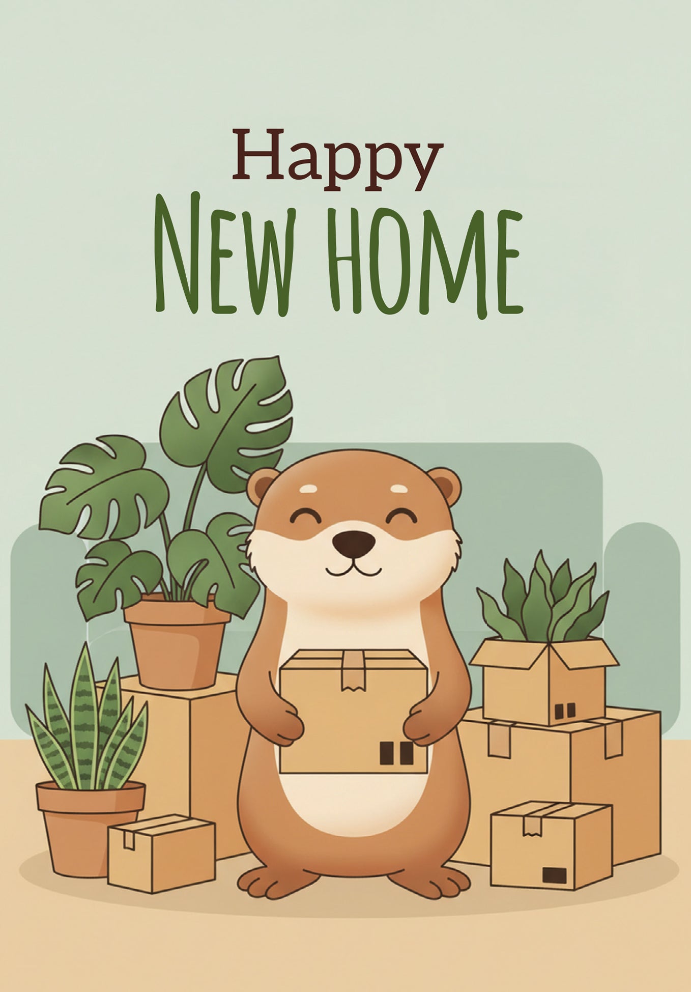 Happy new home - Otter