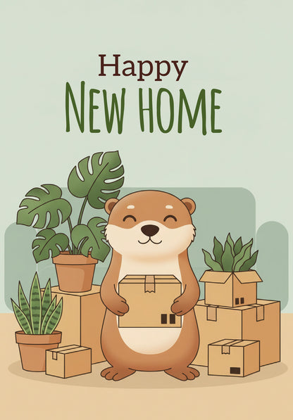 Happy new home - Otter