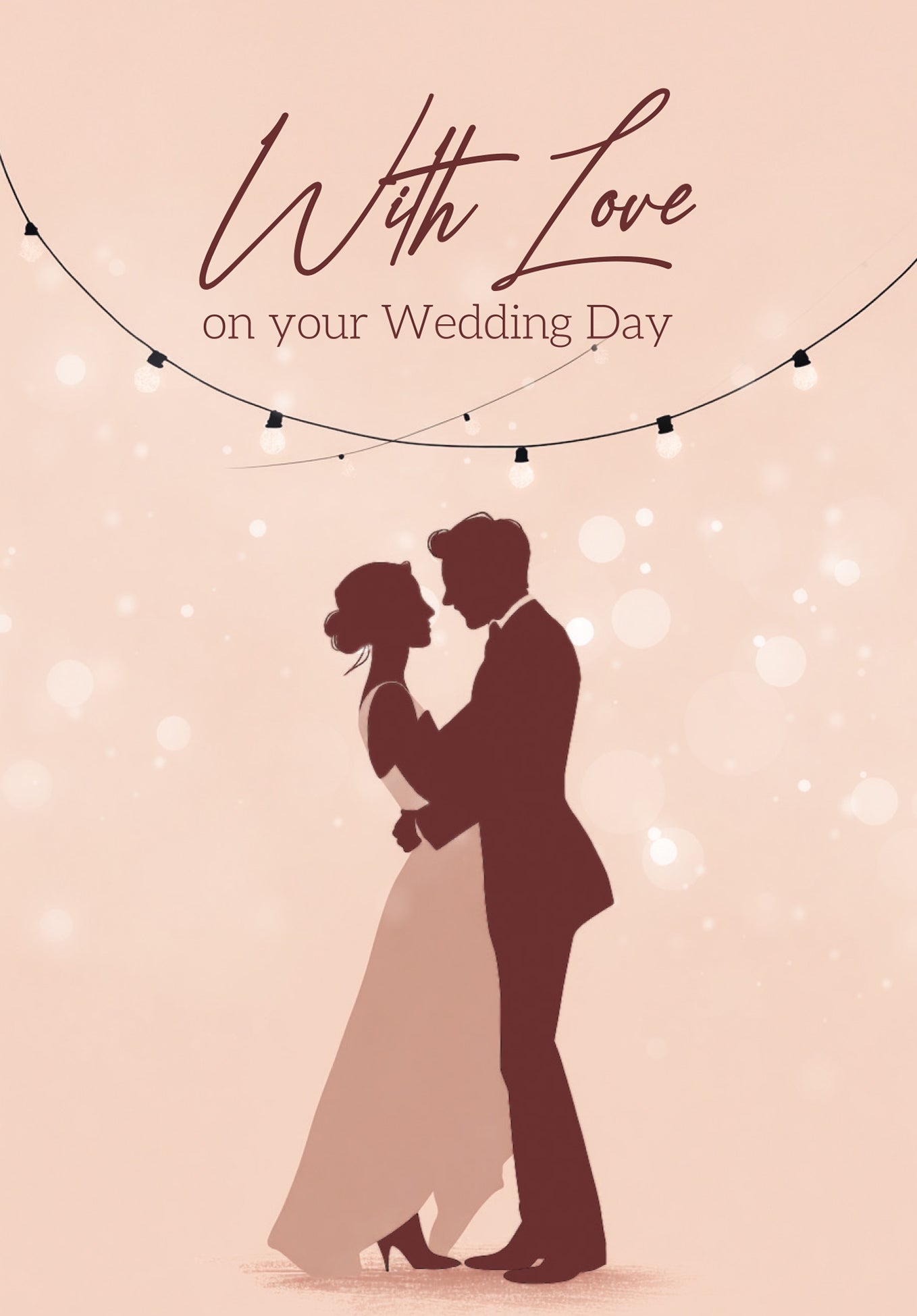 With love on your wedding day - Dancing couple