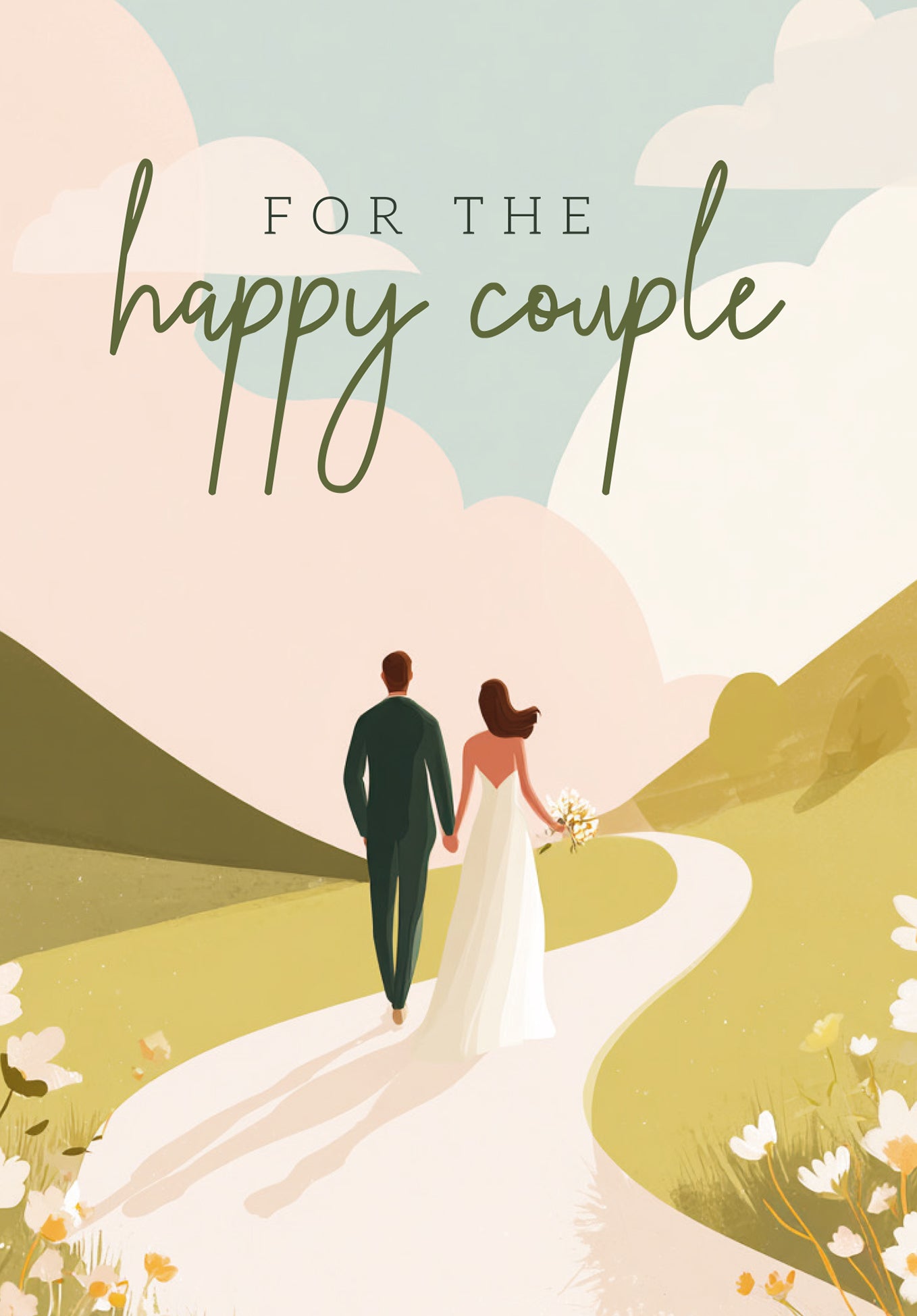 For the happy couple - Walking bridal couple