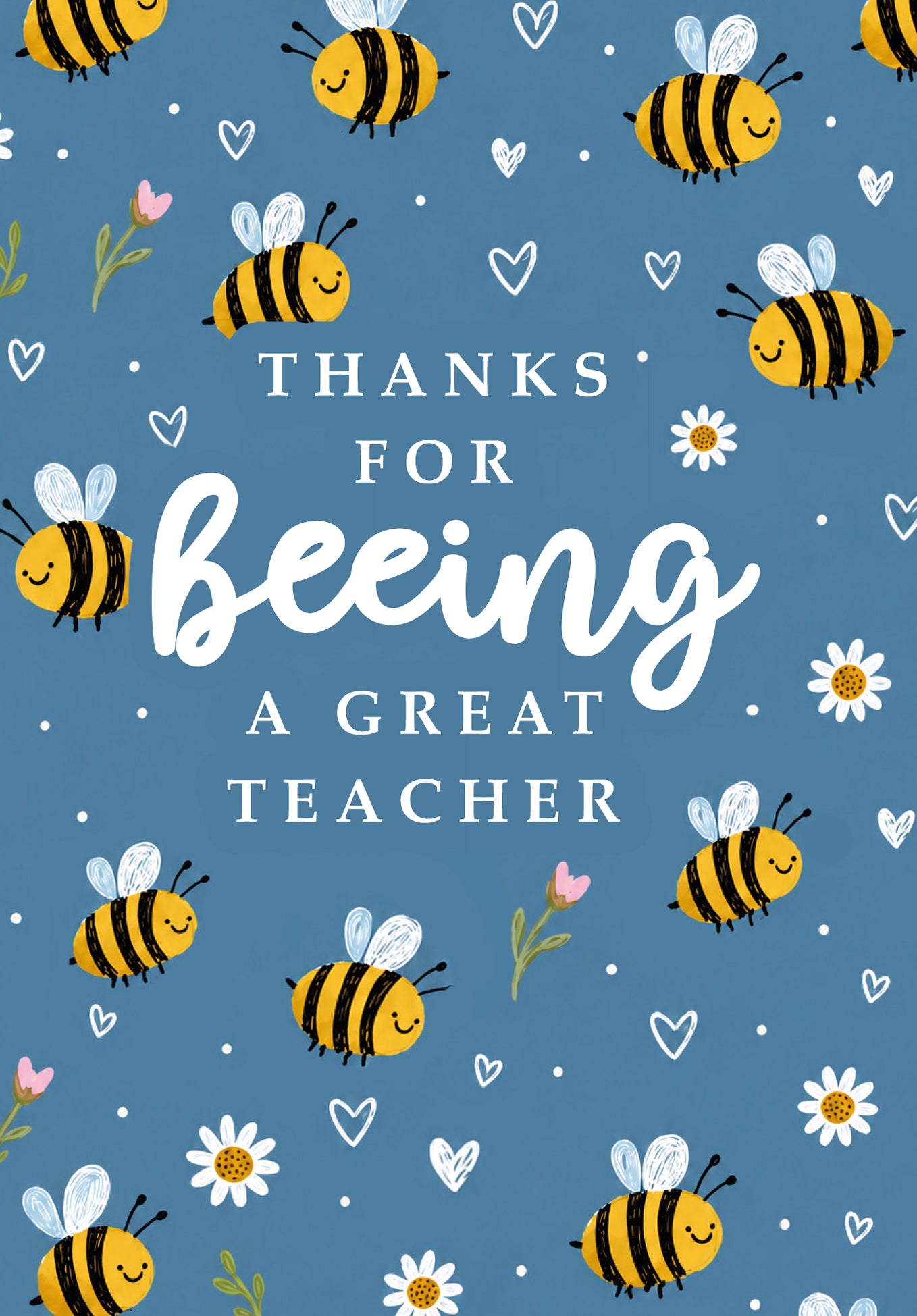 Thanks for beeing a great teacher - Bees blue