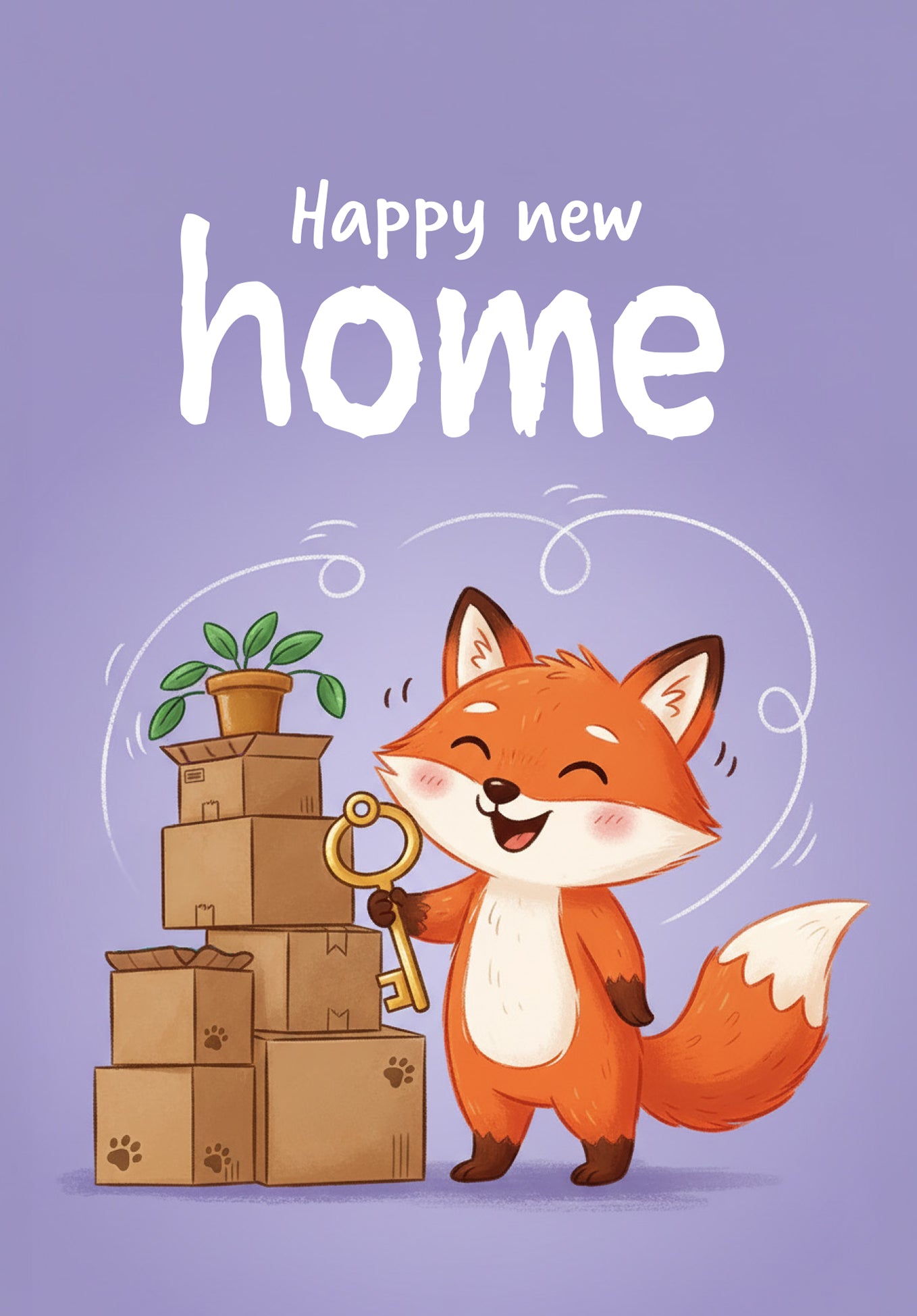 Happy new home - Fox Purple