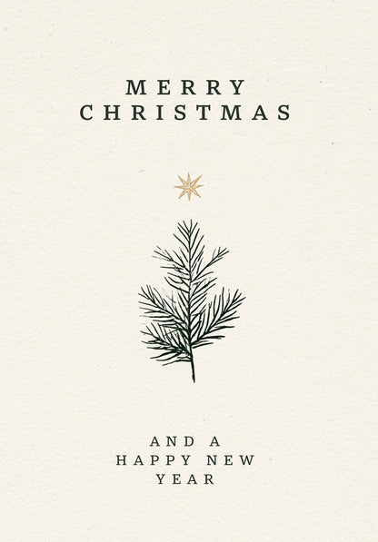 Merry Christmas and a happy new year - Twig and Star