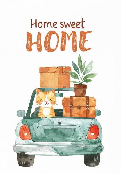 Home sweet home - Car Turquoise