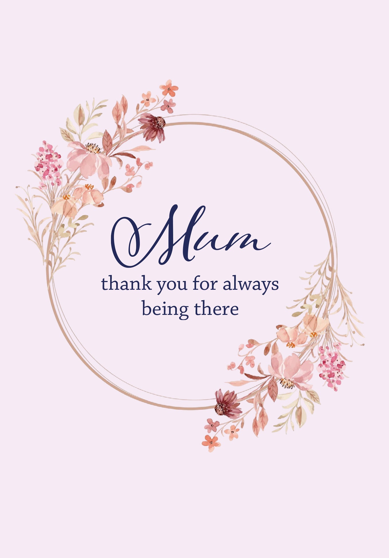 Thank You Mum - Wreath