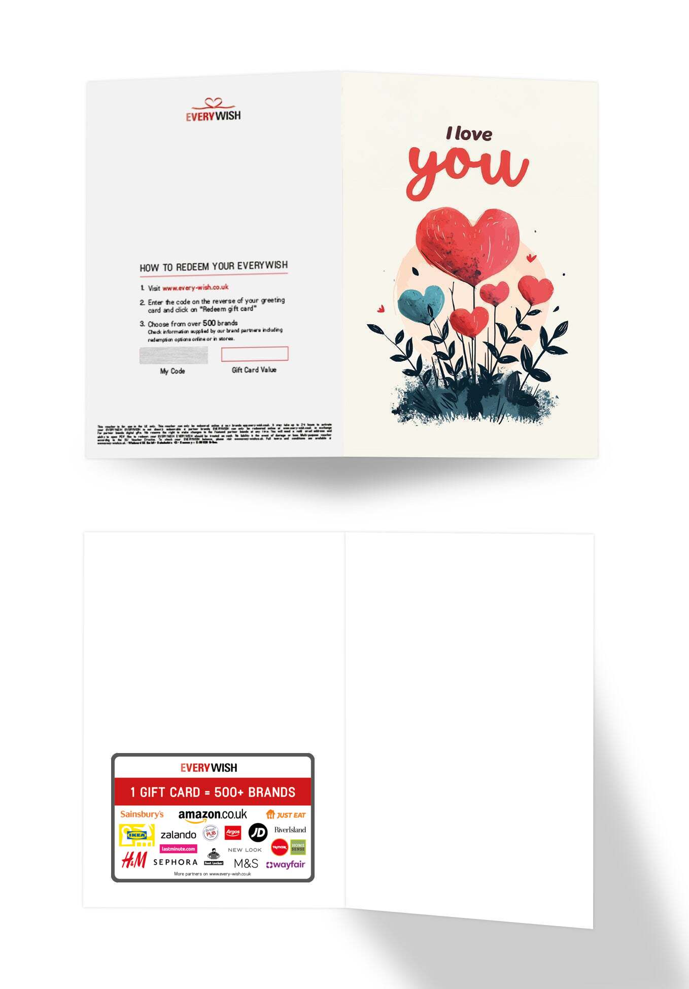 I love you - Heartflowers