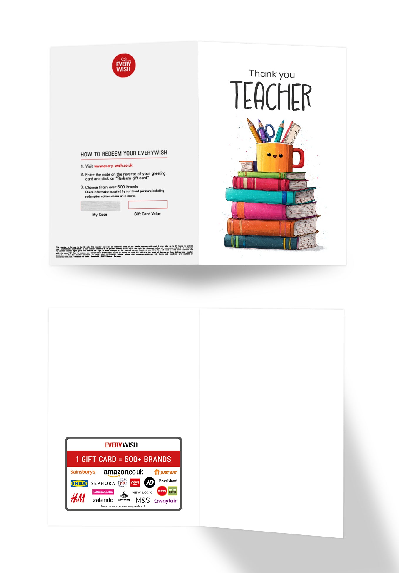 Thank you teacher - Books and mug