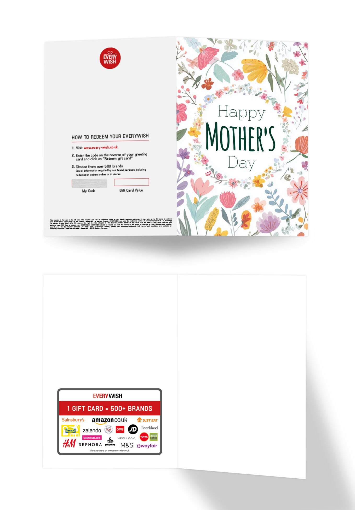 Happy Mother's Day - Illustrative Flowers
