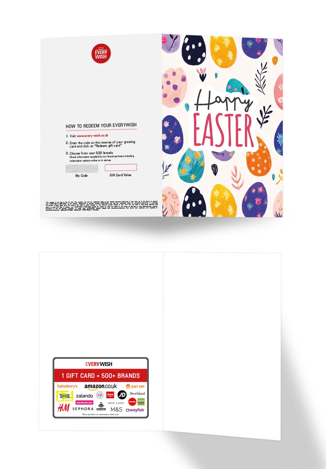 Happy Easter - Colourful easter egg pattern