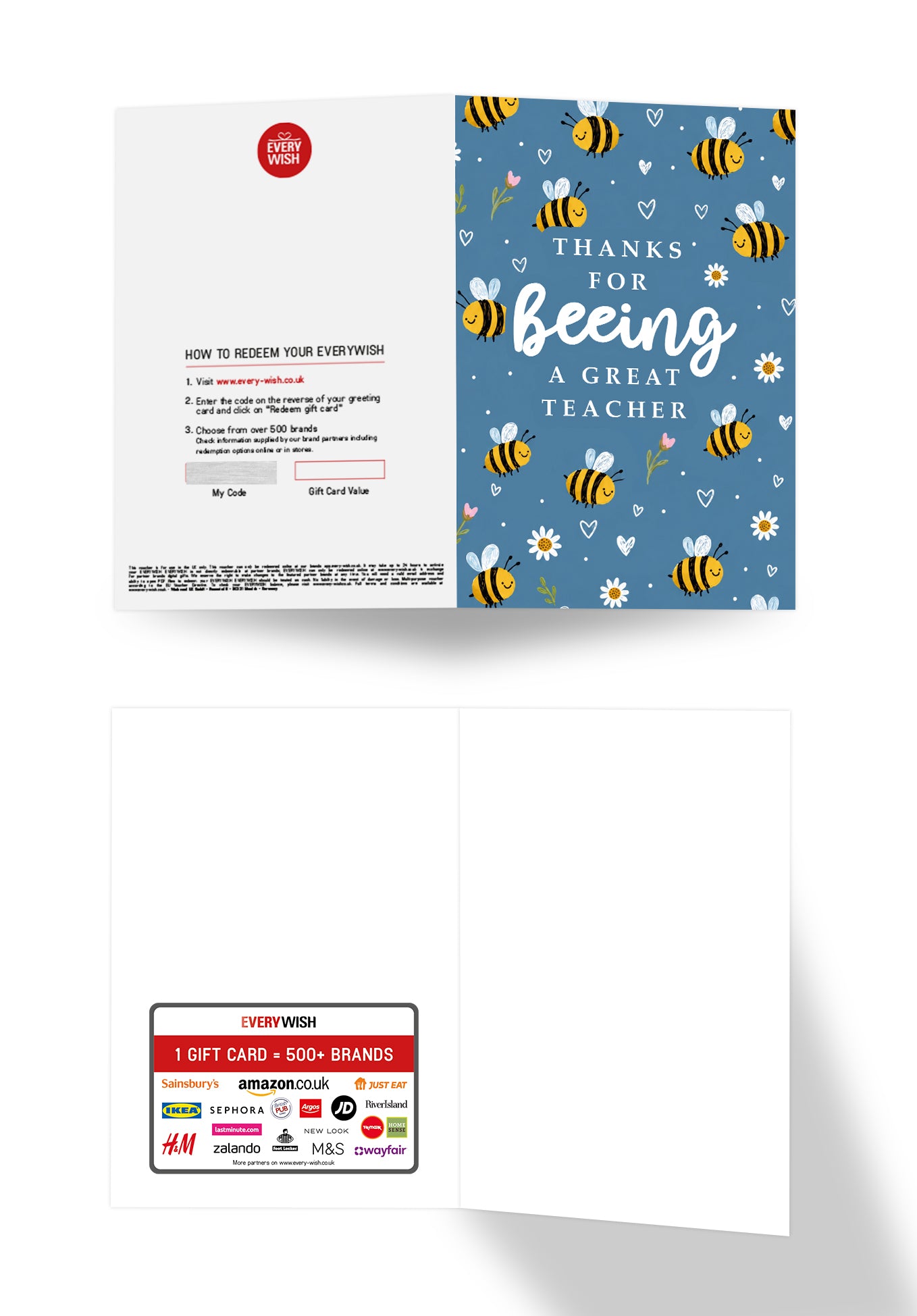 Thanks for beeing a great teacher - Bees blue