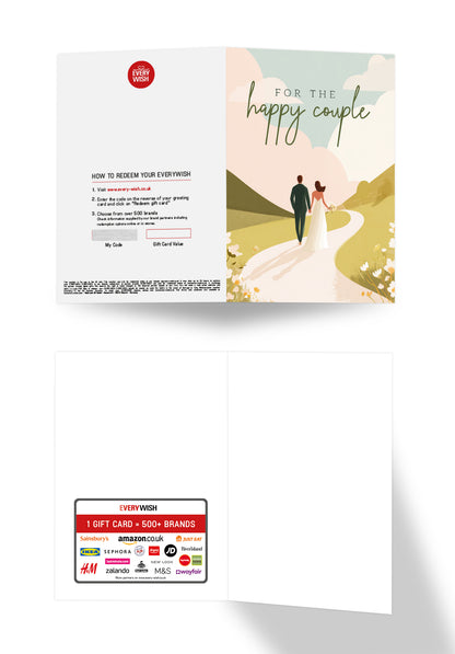 For the happy couple - Walking bridal couple