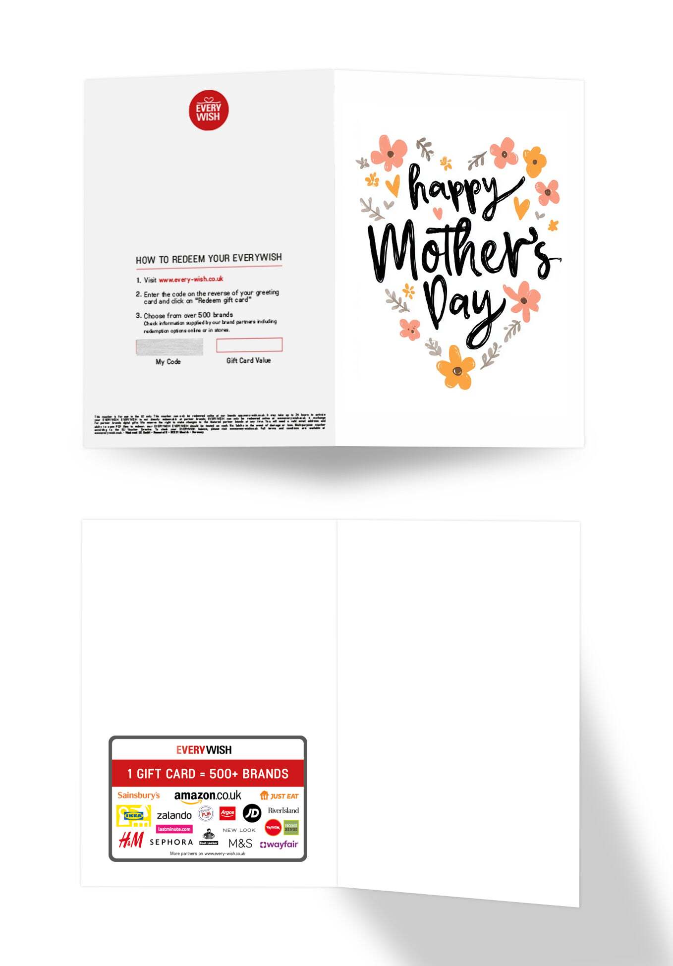 Happy Mother's Day - Flower Heart