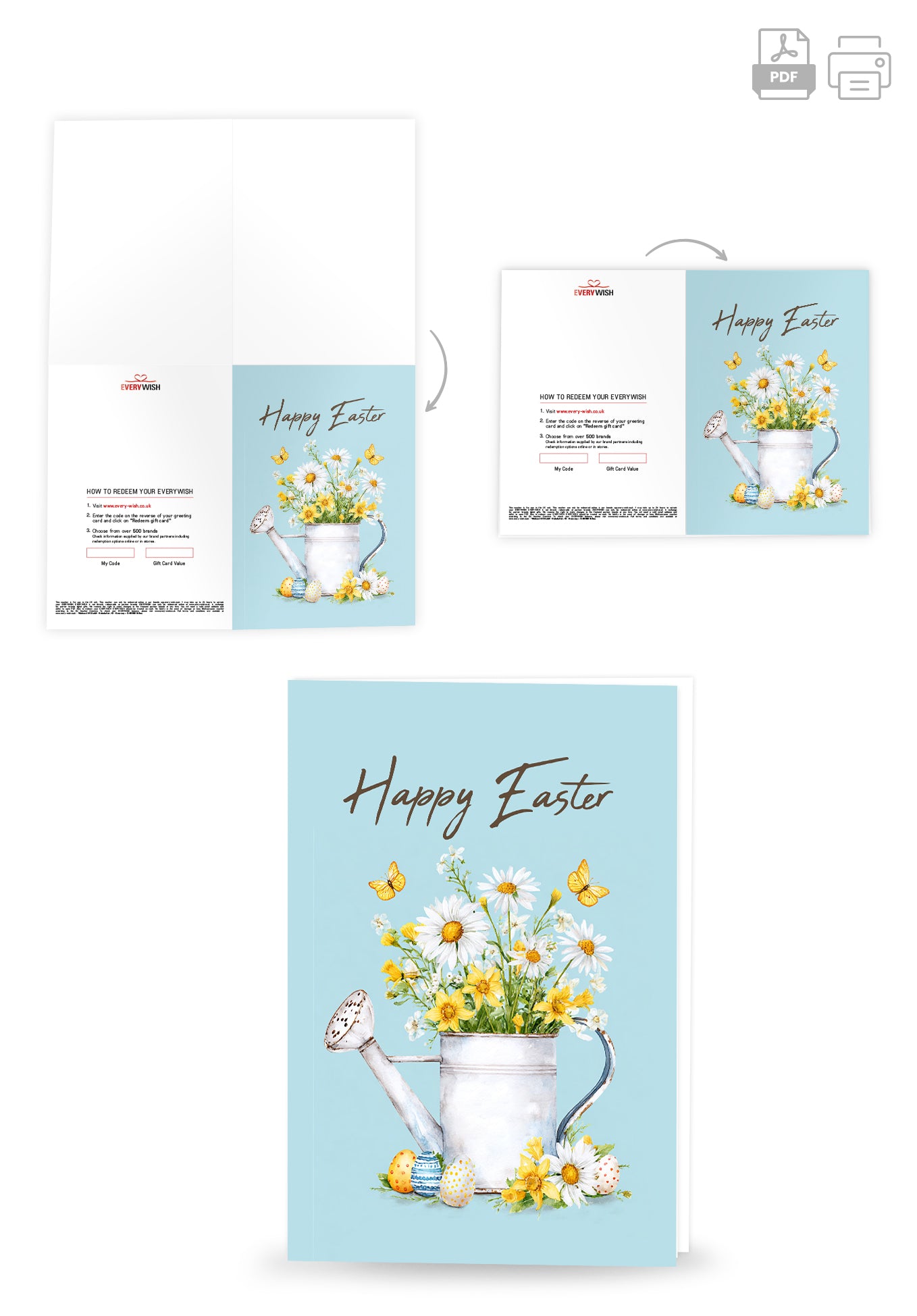Happy Easter - Watering can